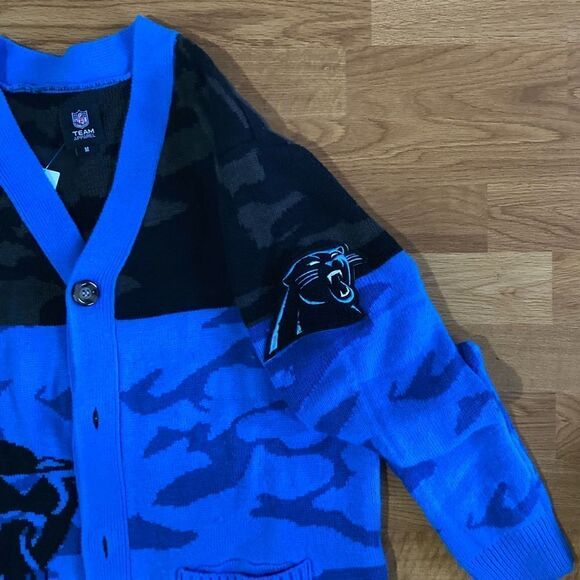 Carolina Panthers Cardigan Mens Size: Medium - Picture 4 of 4